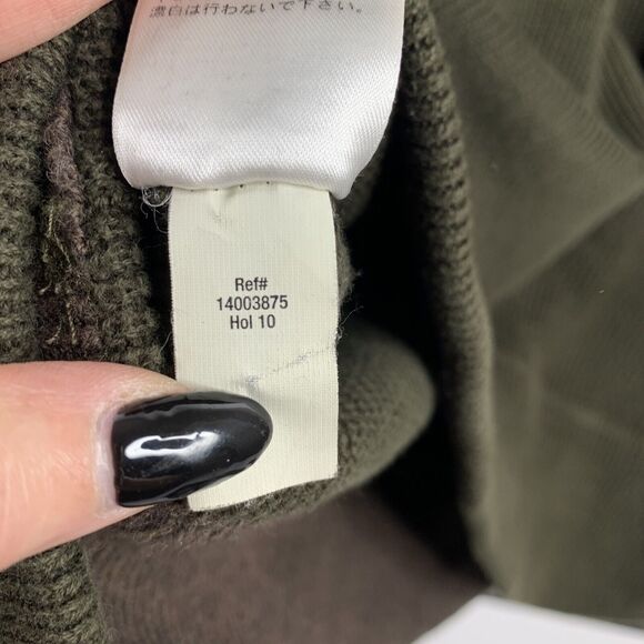 Y2K VTG Eddie Bauer Sz XLT Henley Sweater 1/4 Button Pull Over Long Sleeve Green - Picture 6 of 9